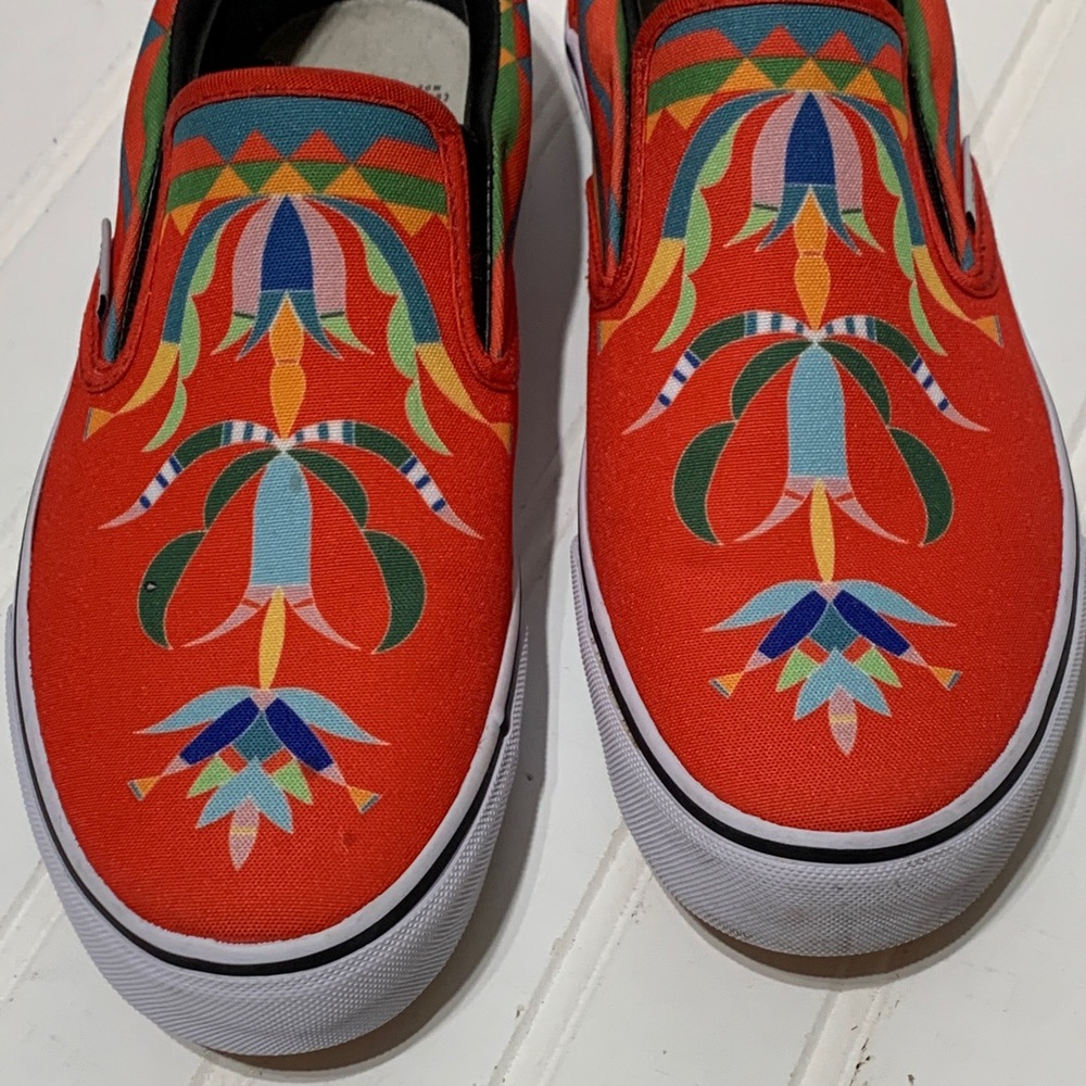 Teton Trade Co Artist Series Canvas Slip Ons Unisex - Picture 3 of 7
